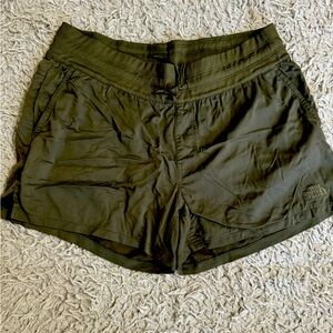 Green The North Face Shorts! Size Large!